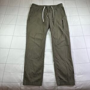 Vuori Olive Green Ripstop Drawstring Pants